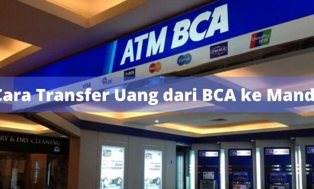 transfer BCA ke Mandiri